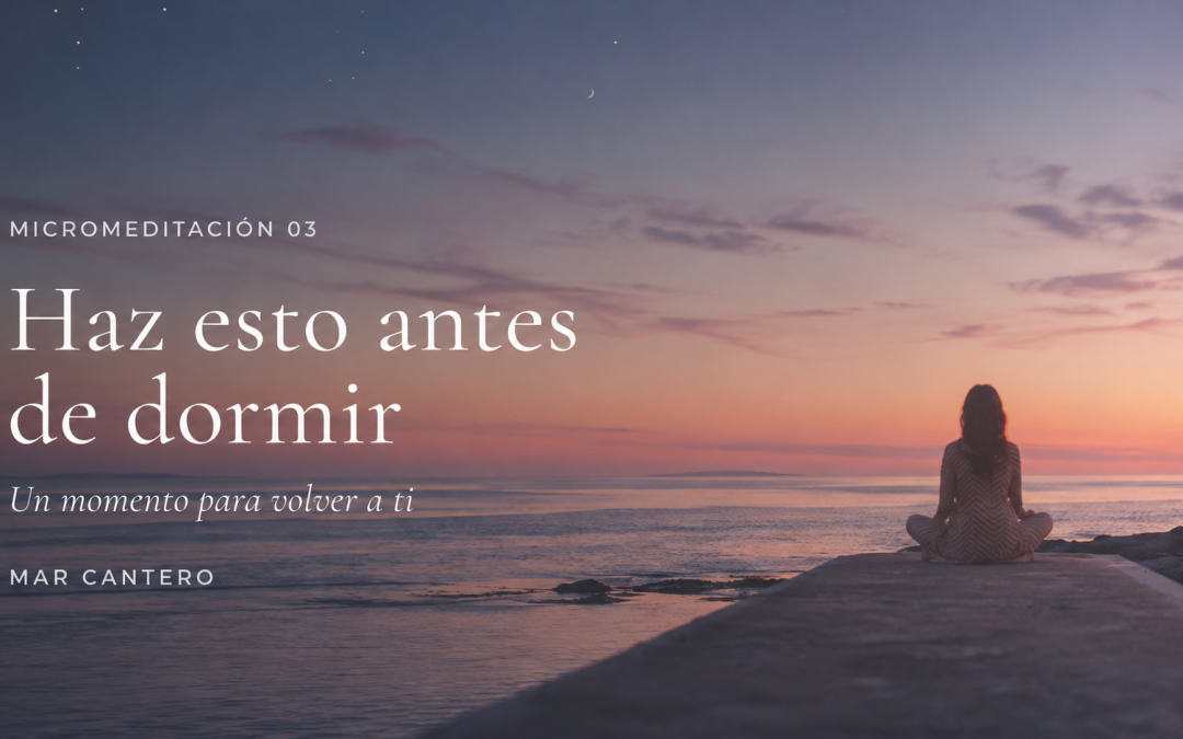 Haz esto antes de dormir